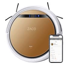 Robot Aspirador y Fregasuelos ZACO V5x con WiFi y Asistentes de Voz