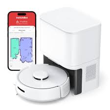 SwitchBot Mini Aspirador K10+ con Estación de Succión de 70 Días