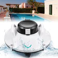 Robot Limpiafondos Automático para Piscinas - Succión Potente y Doble Motor