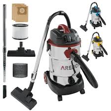 Aspirador Industrial Arebos: Acero Inoxidable y Multifuncional