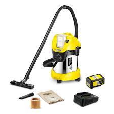 Aspirador Multiuso Kärcher WD 3 Baterías Premium 67W - 17L