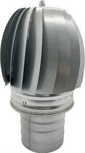 Sombrero Extractor de Humo 10 cm en Acero Galvanizado