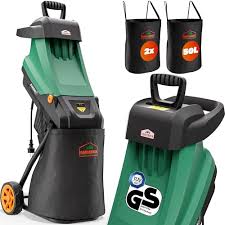 Trituradora de Jardín Gardebruk® 3100W con Bolsa