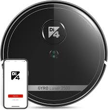 Robot Aspirador Di4 Gyro Laser 2500: 4en1 para Limpiar y Fregar